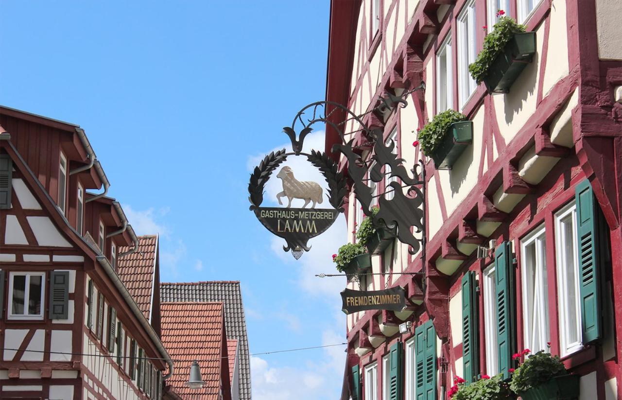 Hotel & Restaurant Lamm Mosbach  Exterior photo